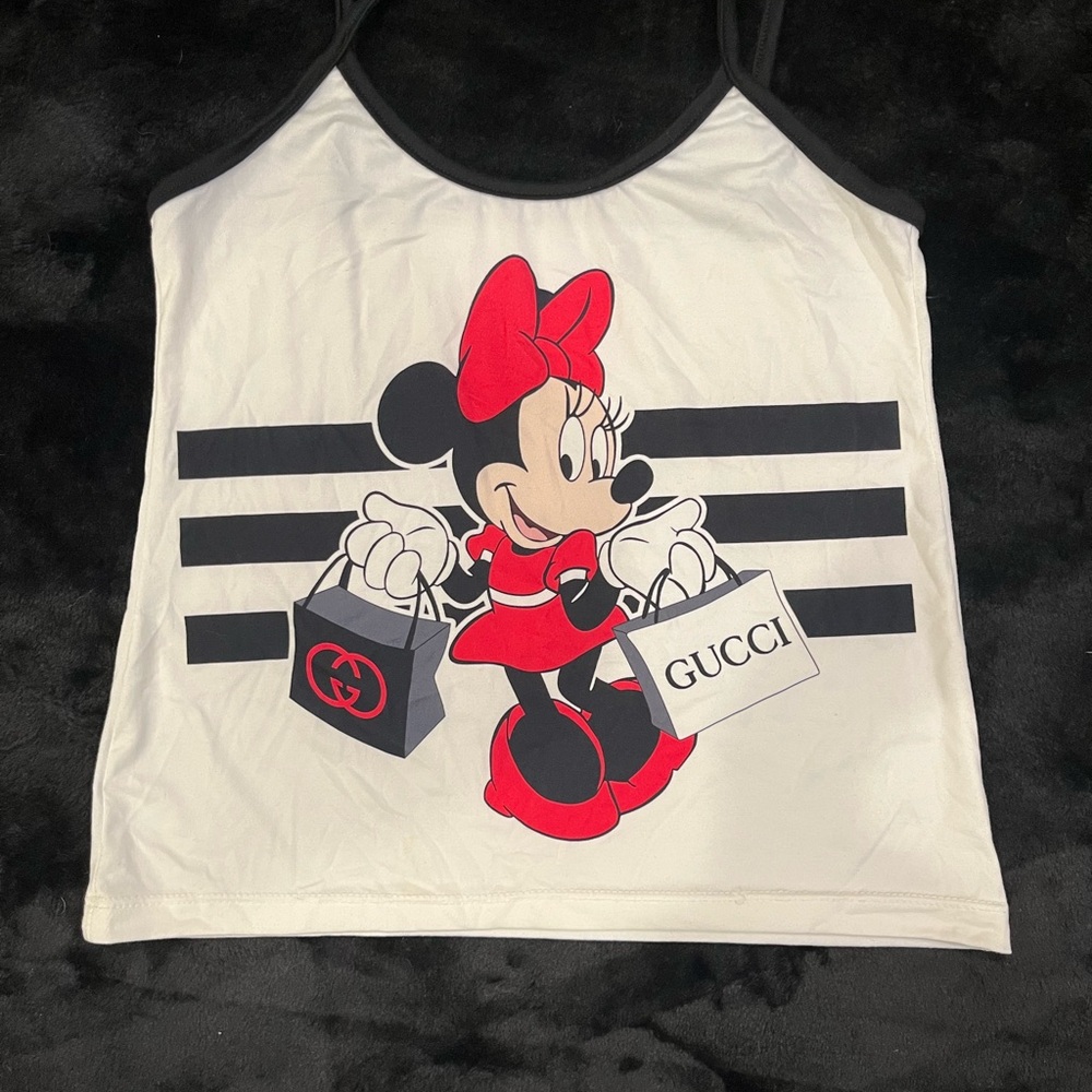 Minnie Mouse Gucci shopping Tank Top